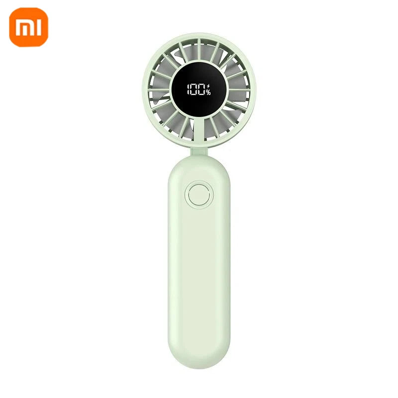 Xiaomi Mini Handheld Fan 120 Speed Portable Bladeless Desktop Fans Rechargeable Instant Cooling With Ice Mode For Men Women New