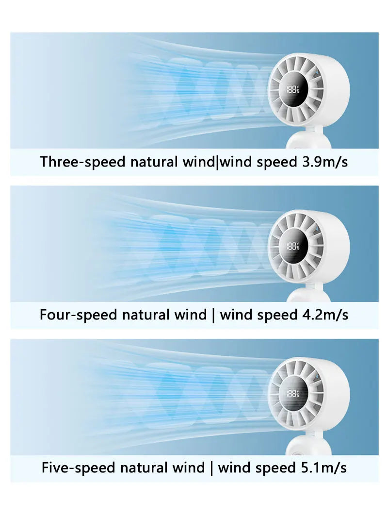 Xiaomi Mini Handheld Fan 120 Speed Portable Bladeless Desktop Fans Rechargeable Instant Cooling With Ice Mode For Men Women New